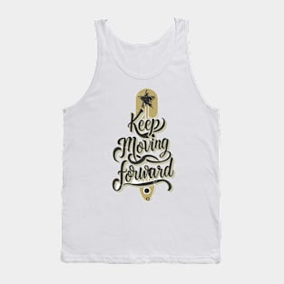 "Progressive Star" - Inspirational Typography Design Tank Top